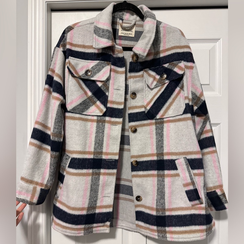 Ashley By 26 International Multicolor Plaid Outerwear